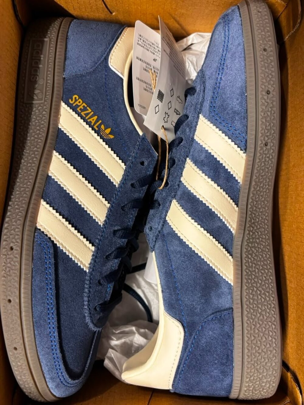 Adidas Handball Spezial IF7087 Blue Cream Gum Sneakers Men’s Size 7 New